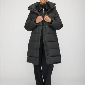 Kit & Ace size large new Aspen Repuff Down Jacket in Black Puffer Coat